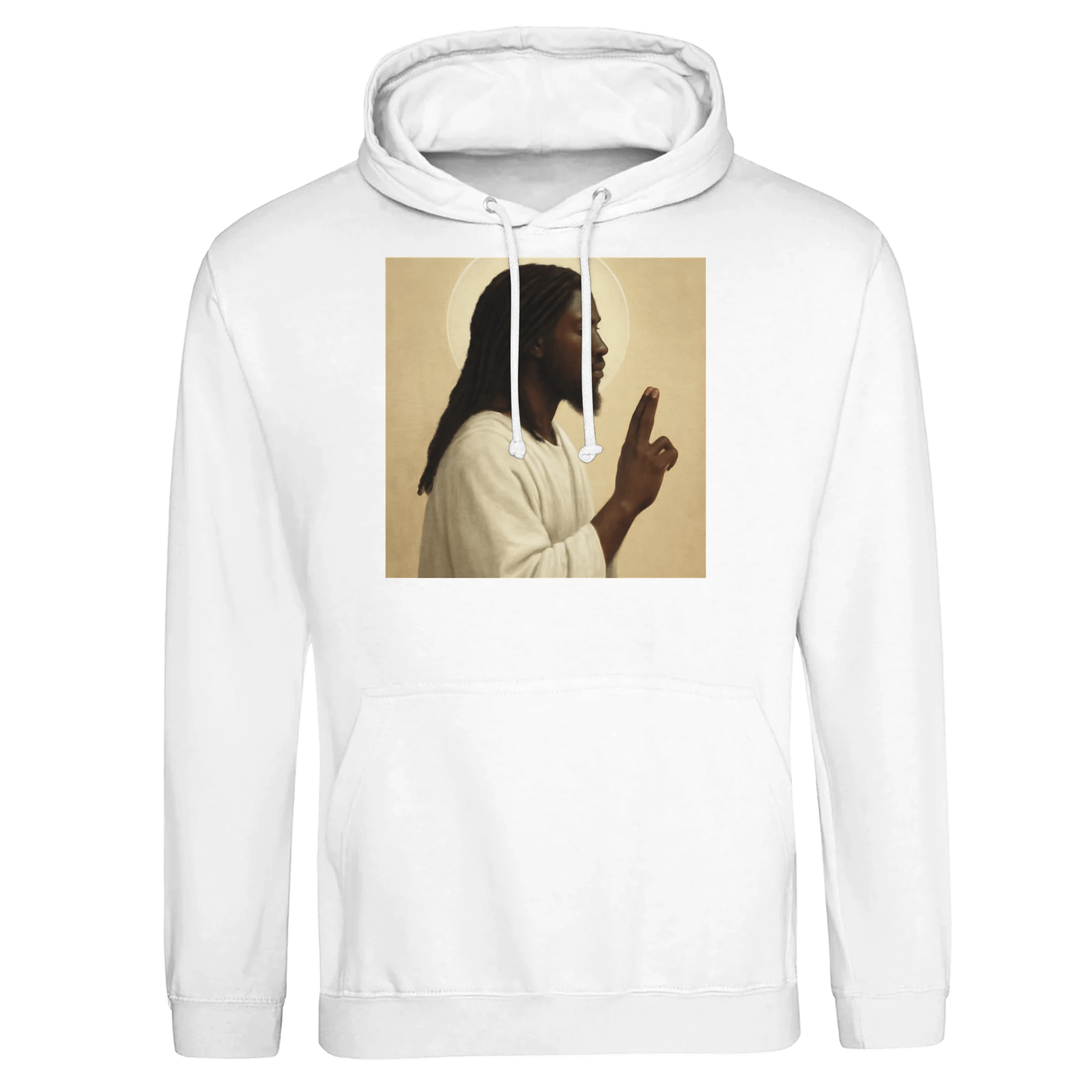 Premium Unisex Pullover Hoodie | JustHoods JH001 Arctic White - T - SHIRT DESIGN NOW