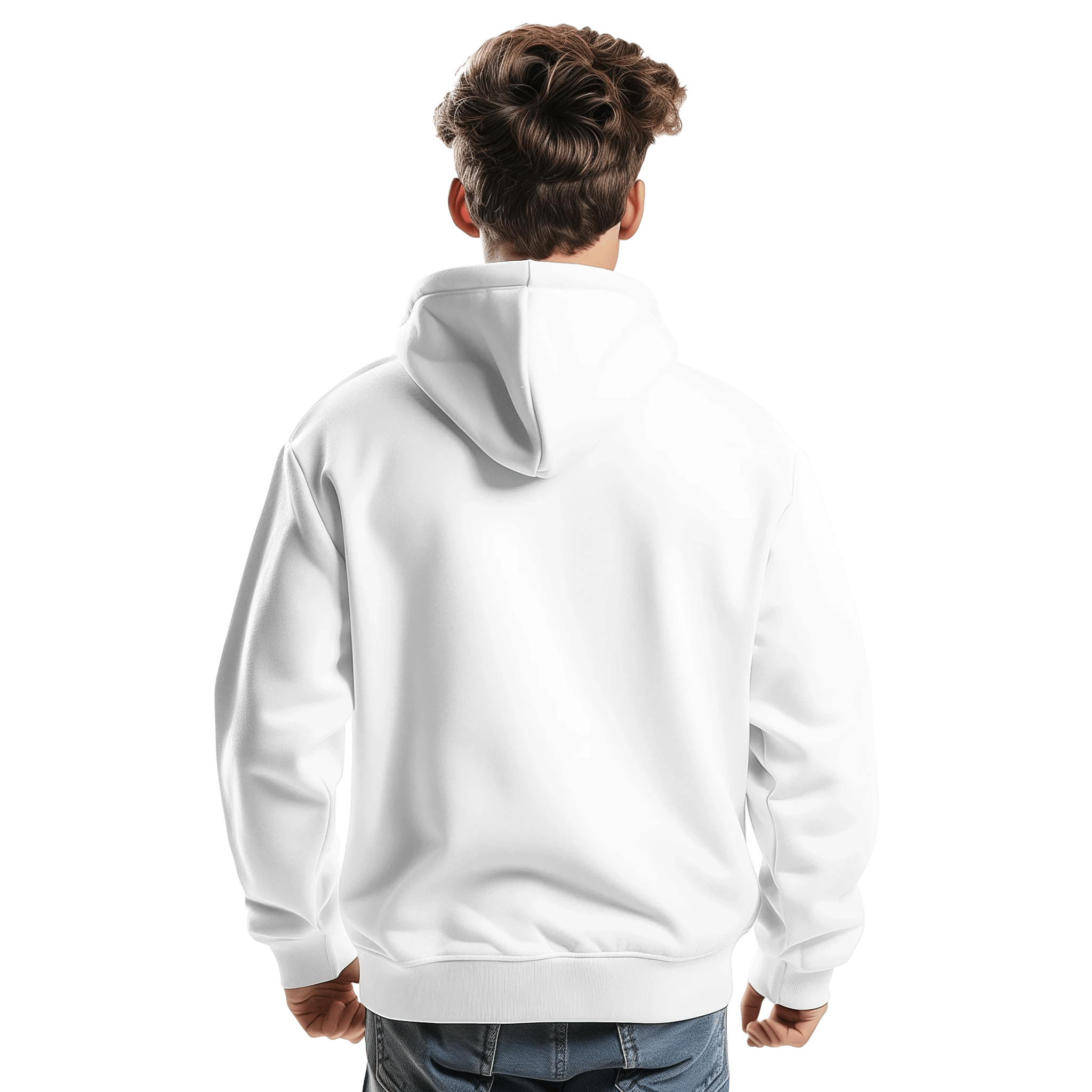 Premium Unisex Pullover Hoodie | JustHoods JH001 Arctic White - T - SHIRT DESIGN NOW