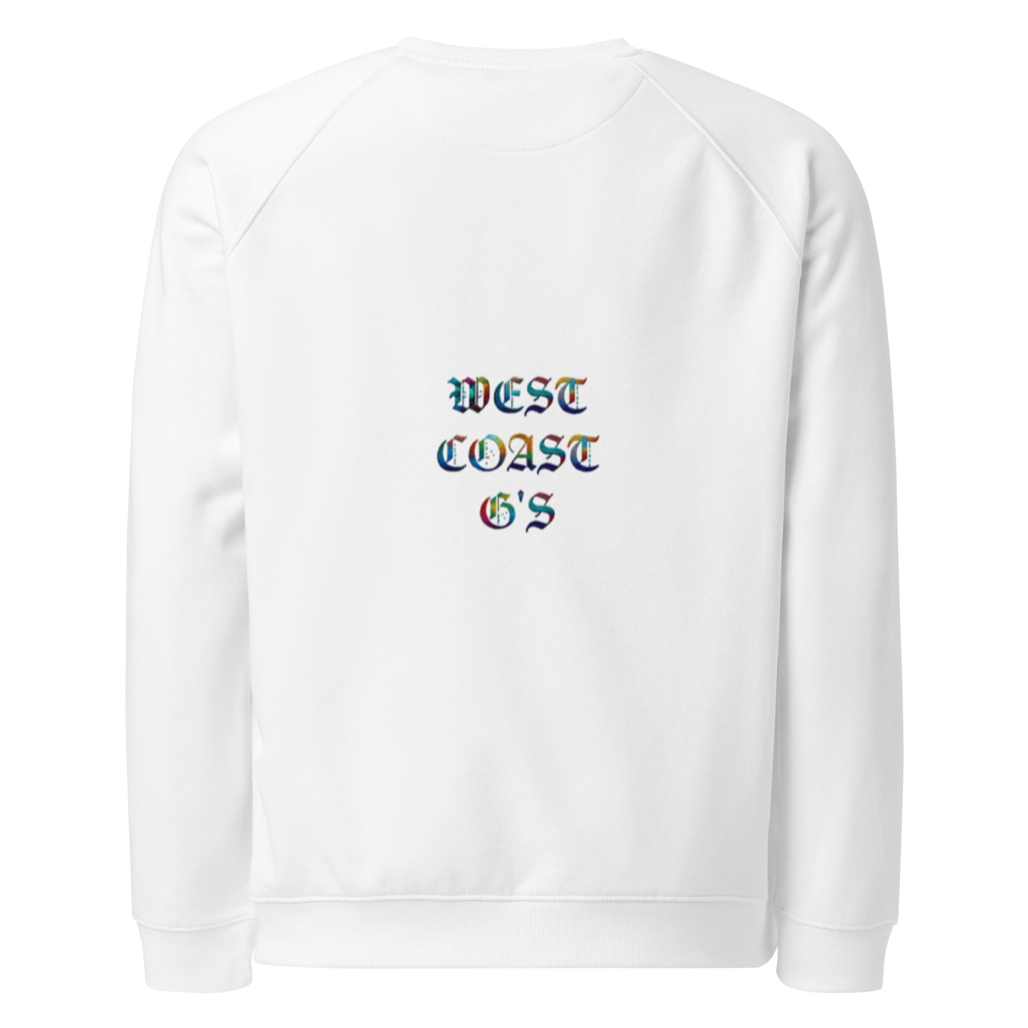 Unisex organic raglan sweatshirt - T - SHIRT DESIGN NOW