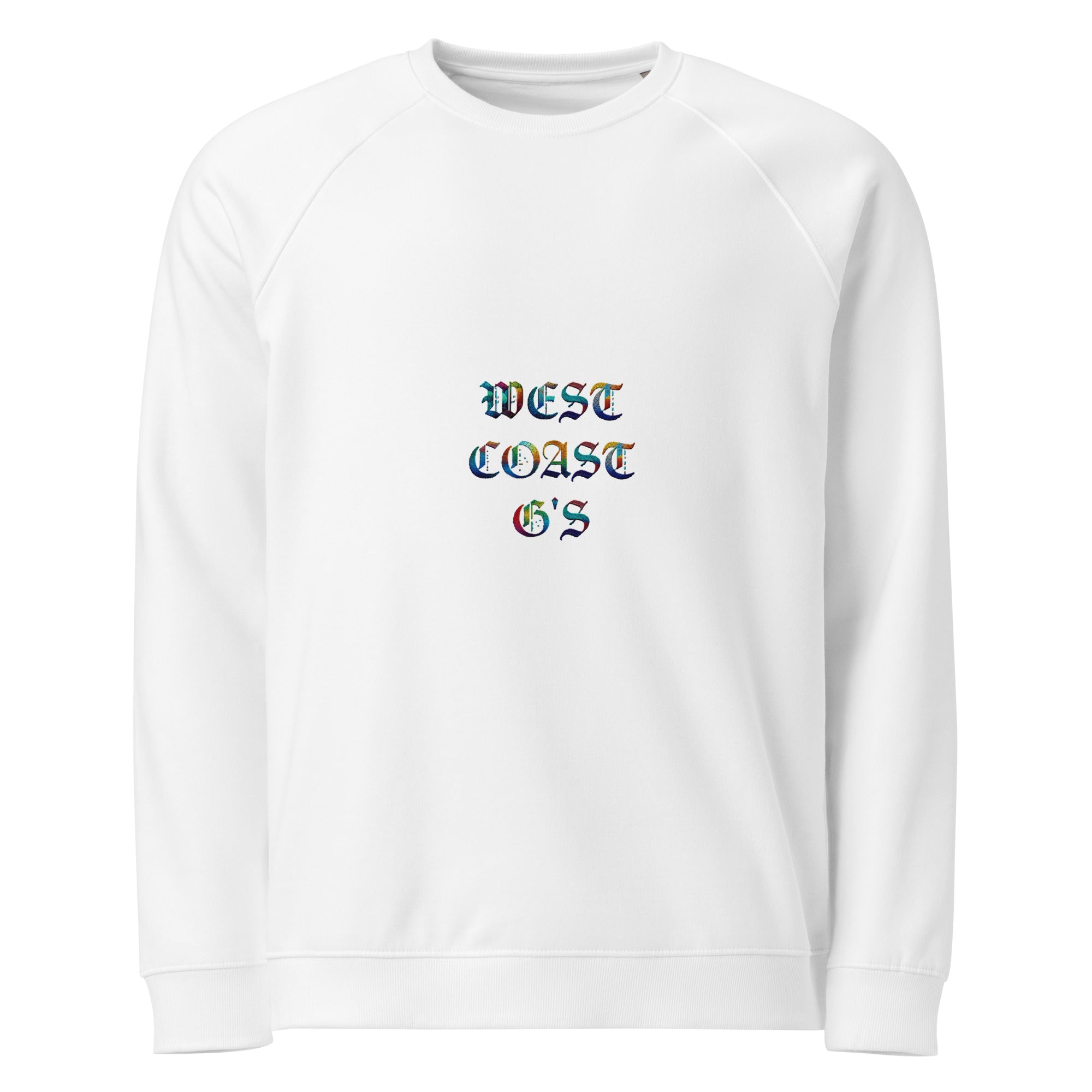 Unisex organic raglan sweatshirt - T - SHIRT DESIGN NOW